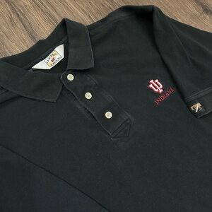Vintage Cutter & Buck Indiana University Black Polo with IU Embroidery